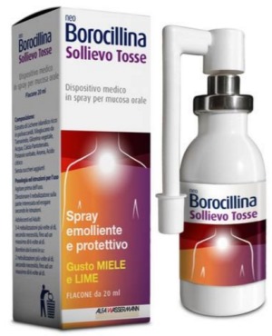 NEOBOROCILLINA SOLLIEVO TOSSE SPRAY 20 ML - latuafarmacia.org