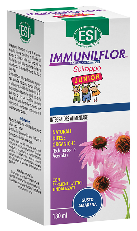 ESI IMMUNILFLOR SCIROPPO JUNIOR 180 ML - latuafarmacia.org
