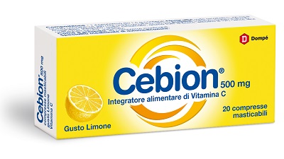 CEBION MASTICABILE LIMONE VITAMINA C 500 MG 20 COMPRESSE - latuafarmacia.org