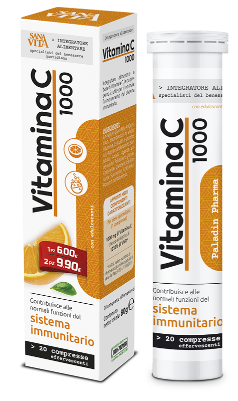 SANAVITA VITAMINA C 20 COMPRESSE EFFERVESCENTI - latuafarmacia.org