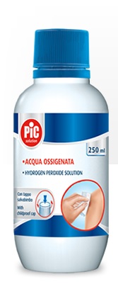 PIC SOLUTION ACQUA OSSIGENATA 10 VOLUMI PEROSSIDO DI IDROGENO 3% 250 ML - latuafarmacia.org