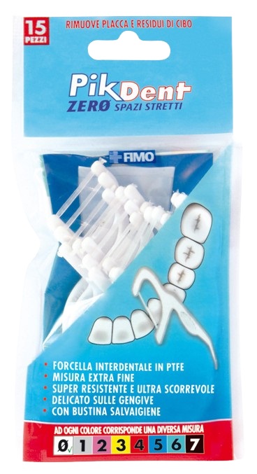 PIKDENT ZERO SPAZI STRETTI 15 FORCELLE INTERDENTALI - latuafarmacia.org