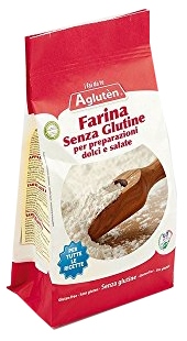 AGLUTEN FARINA SENZA GLUTINE PREPARAZIONE DOLCI E SALATO 1 KG - latuafarmacia.org