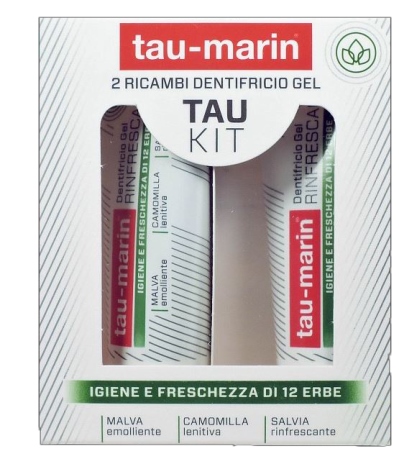 TAU MARIN DENTIFRICIO RINFRESCANTE RICARICA TAU KIT 2X20ML - latuafarmacia.org