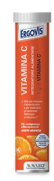 ERGOVIS VIT C 1000MG 20 COMPRESSE EFFERVESCENTI - latuafarmacia.org