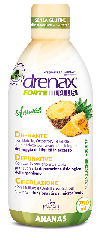 DRENAX FORTE PLUS ESOTICO CON ESTRATTO D'ANANAS 750 ML - latuafarmacia.org