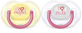 SUCCHIETTO LOVE 0-6 MESI FEMMINA 2 PEZZI - latuafarmacia.org