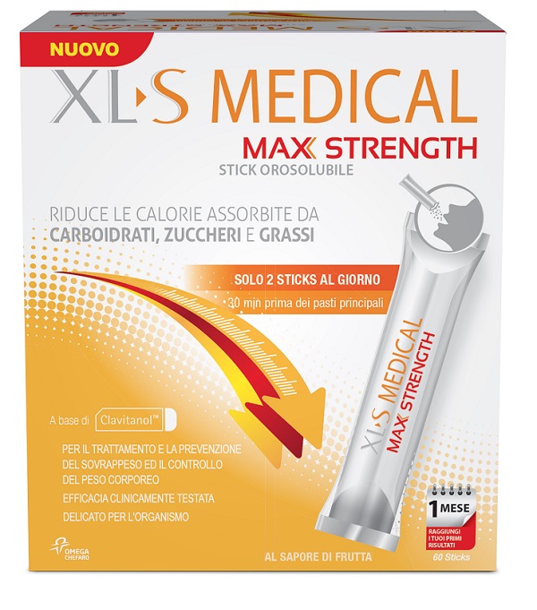 XLS MEDICAL MAX STRENGTH 60 STICK OROSOLUBILI - latuafarmacia.org