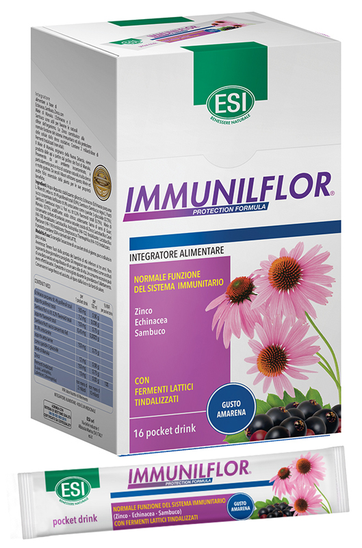 ESI IMMUNILFLOR POCKET DRINK 16 POCKET DRINK - latuafarmacia.org