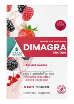 DIMAGRA PROTEIN RED FRUIT 10 BUSTE - latuafarmacia.org