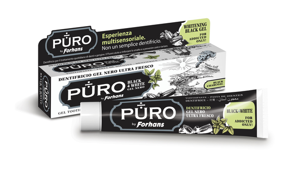 DENTIFRICIO FORHANS GEL BLACK4WHITE - latuafarmacia.org