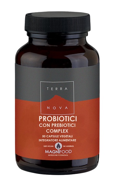 TERRANOVA PROBIOTICI CON PREBIOTICI COMPLEX 50 CAPSULE VEGETALI - latuafarmacia.org