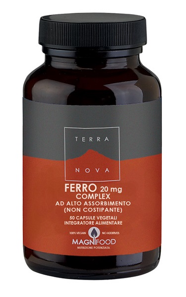 COMPLESSO DI FERRO AD ALTO ASSORBIMENTO 20 MG 50 CAPSULE - latuafarmacia.org