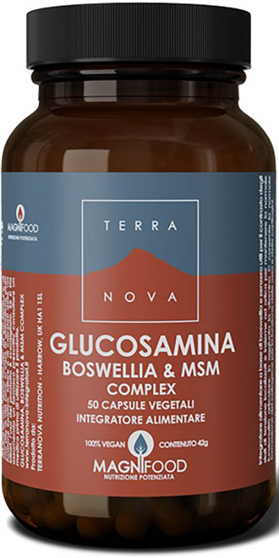 TERRANOVA COMPLESSO DI GLUCOSAMINA BOSWELLIA E MSM 50 CAPSULE - latuafarmacia.org