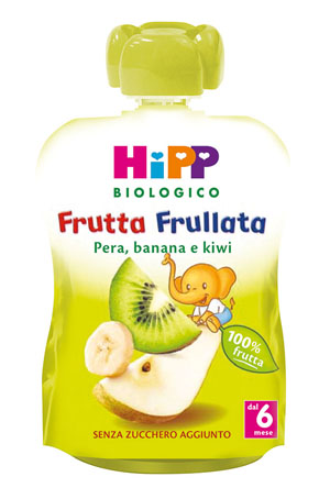 HIPP BIO FRUTTA FRULLATA PERA BANANA KIWI 90 G - latuafarmacia.org