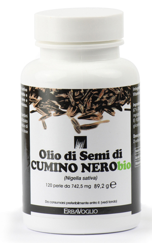 OLIO SEMI CUMINO NERO BIO - 120 PERLE - latuafarmacia.org