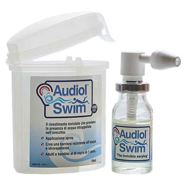 AUDIOLSWIM SOLUZIONE RIVESTIMENTO CANALE UDITIVO COME BARRIERA IDROREPELLENTE - latuafarmacia.org