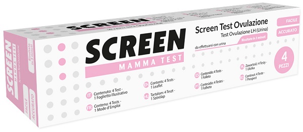 SCREEN TEST RAPIDO OVULAZIONE SCREEN 4 PEZZI - latuafarmacia.org