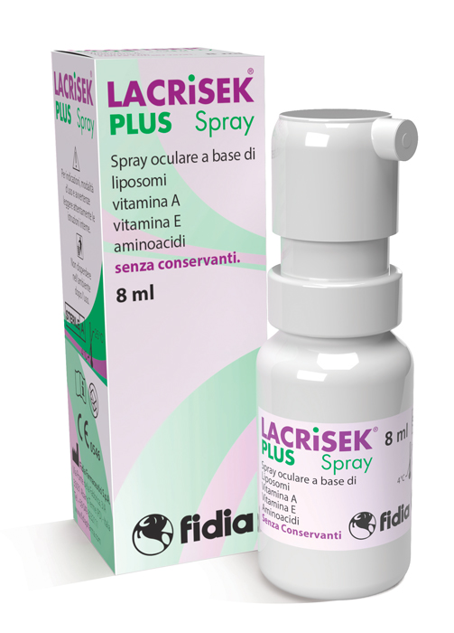 LACRISEK PLUS SPRAY SENZA CONSERVANTI SOLUZIONE OFTALMICA 8 ML - latuafarmacia.org