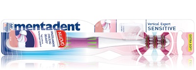 MENTADENT SPAZZOLINO VERTICAL EXPERT SENSI - latuafarmacia.org