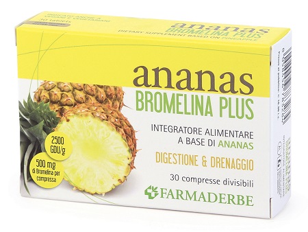 ANANAS BROMELINA PLUS 30 COMPRESSE - latuafarmacia.org