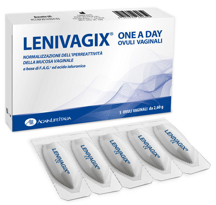 LENIVAGIX ONE A DAY 5 OVULI VAGINALI - latuafarmacia.org