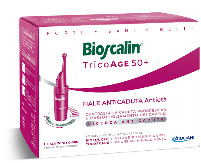 BIOSCALIN TRICOAGE ANTICADUTA ANTIETA' 10 FIALE 3,5 ML - latuafarmacia.org