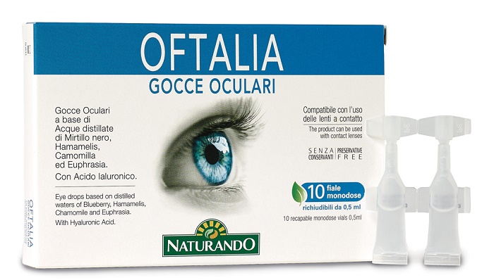 OFTALIA GOCCE OCULARI MONODOSE 2 STRIP DA 5 FIALE DA 0,5 ML - latuafarmacia.org