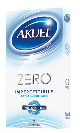 PROFILATTICO AKUEL ZERO EXTRALUBRIFICATO BOX DA 6 PEZZI - latuafarmacia.org