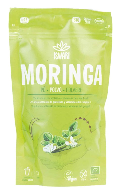 ISWARI MORINGA POLVERE BIO 125 G - latuafarmacia.org