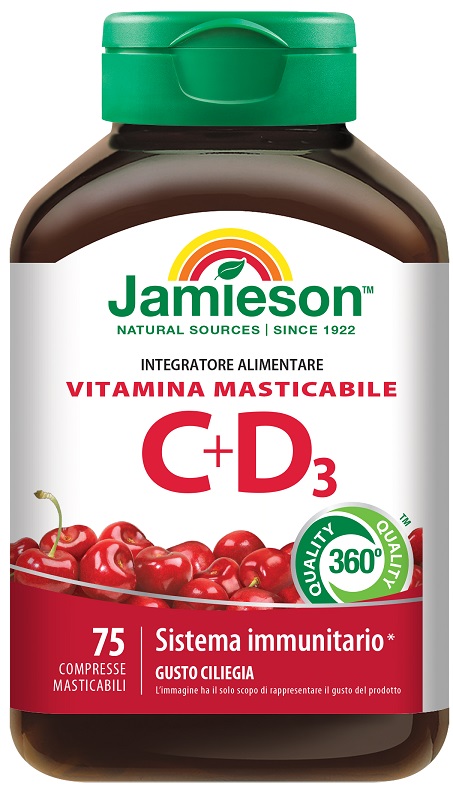 JAMIESON VITAMINA C 500 + D 75 COMPRESSE - latuafarmacia.org