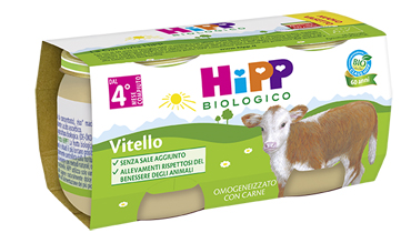 HIPP BIO HIPP BIO OMOGENEIZZATO VITELLO 2X80 G - latuafarmacia.org
