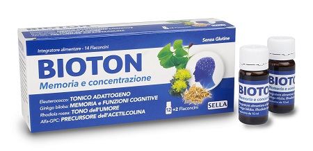 BIOTON ELEUTEROCOCCO MEMORIA CONCENTRAZIONE 14 FLACONCINI - latuafarmacia.org