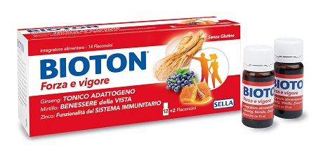 BIOTON GINSENG FORZA VIG 14 FLACONCINI - latuafarmacia.org