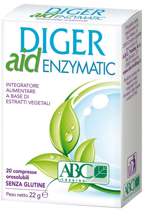 DIGER AID ENZYMATIC 20 COMPRESSE - latuafarmacia.org