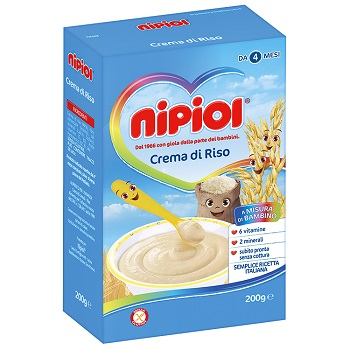 NIPIOL CEREALI CREMA RISO 200 G - latuafarmacia.org