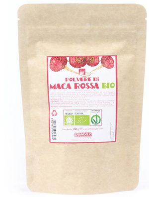 MACA ROSSA POLVERE BIO 200 G - latuafarmacia.org