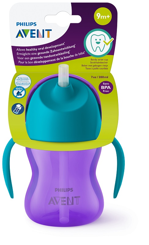 AVENT TAZZA CON CANNUCCIA FLESSIBILE DA 200ML 9 MESI+ - latuafarmacia.org