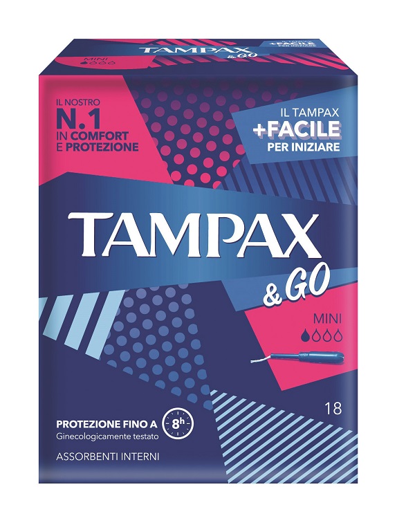 TAMPAX & GO MINI 18 PEZZI - latuafarmacia.org
