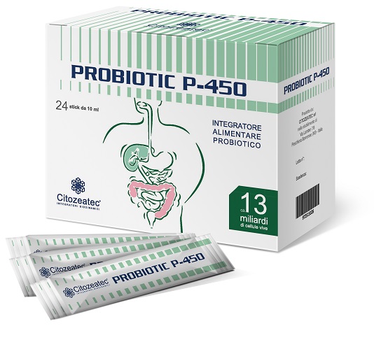 PROBIOTIC P-450 24 STICK MONODOSE 10 ML - latuafarmacia.org
