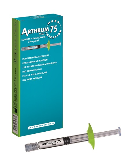 SIRINGA INTRA-ARTICOLARE ARTHRUM VISC 75 MONO INJECTION ACIDO IALURONICO 3 ML - latuafarmacia.org