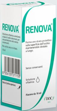 RENOVA COLLIRIO SOSTITUTO LACRIMALE A BASE DI ACIDO IALURONICO 0,4% FLACONE DA 10 ML SENZA CONSERVANTI - latuafarmacia.org
