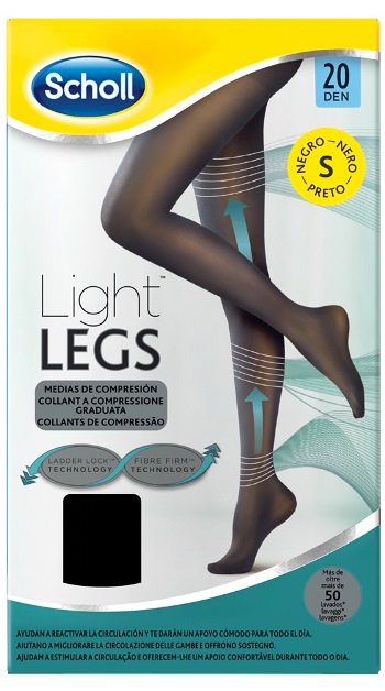SCHOLL LIGHTLEGS 20 DENARI TAGLIA S COLORE NERO 1 PAIO - latuafarmacia.org