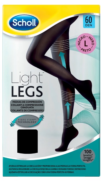 SCHOLL LIGHTLEGS 20 DENARI TAGLIA L COLORE NERO 1 PAIO - latuafarmacia.org