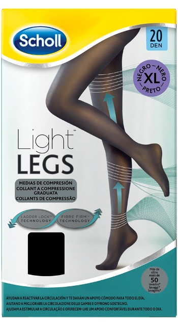 SCHOLL LIGHTLEGS 20 DENARI TAGLIA XL COLORE NERO 1 PAIO - latuafarmacia.org