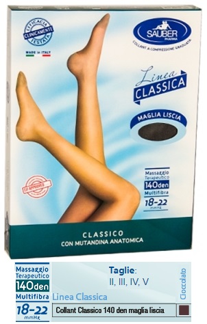 SAUBER CLASSICO COLLANT 140 DENARI MAGLIA LISCIA CIOCCOLATO 4 - latuafarmacia.org