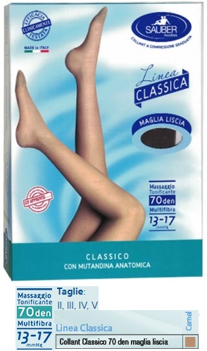 SAUBER CLASSICO COLLANT 70 DENARI MAGLIA LISCIA CAMEL 2 - latuafarmacia.org