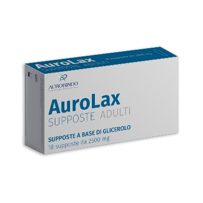 SUPPOSTE AUROLAX GLICEROLO 2500 MG 18 SUPPOSTE - latuafarmacia.org