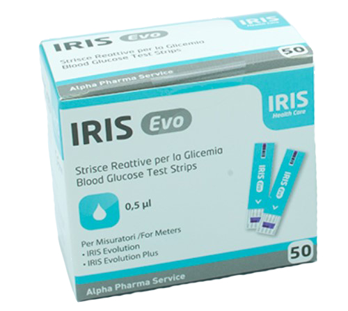 STRISCE MISURAZIONE GLICEMIA IRIS EVO 50 PEZZI - latuafarmacia.org