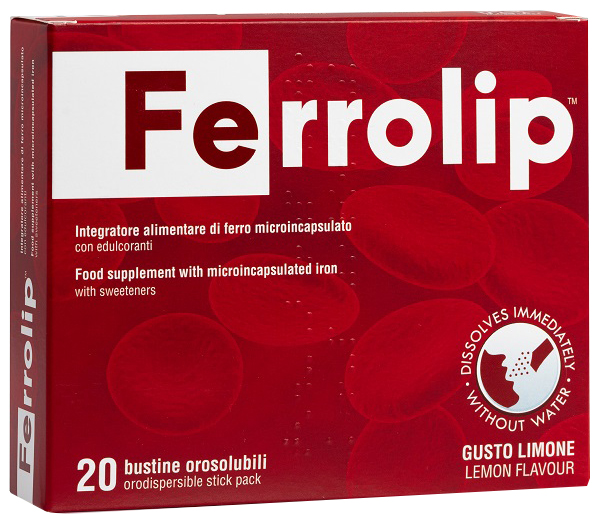 FERROLIP 20 BUSTINE OROSOLUBILI GUSTO LIMONE - latuafarmacia.org